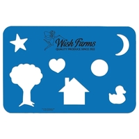 4 7/8" x 7 1/2", 23 gauge poly stencil featuring a... from ASI 44830 The Chest