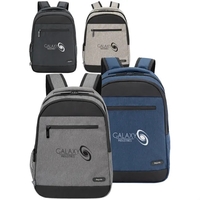 Laptop backpack made of recycled heather material.... from ASI 39552 BEL Promo