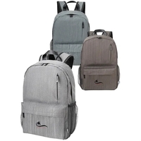 11.5" x 16.5" x 4" modern business backpack with 15.6" laptop... from ASI...