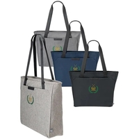 14" x 19" x 5" recycled heather tote bag with 16.5"... from ASI 39552 BEL Promo