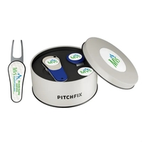 Pitchfix XL 2.5 Golf Divot Tool Deluxe Gift Set w/ Hat Clip