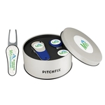 Pitchfix XL 2.5 Golf Divot Tool Deluxe Gift Set w/ Hat Clip