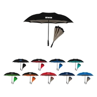 48" inverted umbrella with double layers and a hook and loop... from ASI...