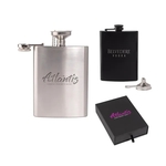 Oakhurst 8 Oz. Flask and Funnel Gift Set