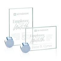 Bermuda Award - Jade/Chrome Circle