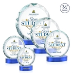 Centura VividPrint™ Award on Alberton Base - Sky Blue