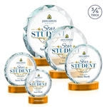 Centura VividPrint™ Award on Alberton Base - Amber