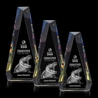 The Optical Crystal Carmel 3D Award is a substantial freestanding piece......