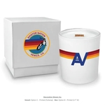 14 oz. White Luxury Candle with Gift Box - Printed