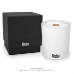 14 oz. White Luxury Candle with Gift Box - Printed