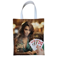 Sublimated tote bag measuring 14 inches wide by 16 inches tall.... from ASI...