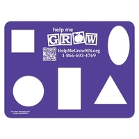 Mini Poly Stencil - Shapes