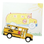 School Bus Poly Stencil