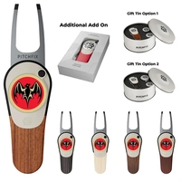 Divot tool with a removable ball marker.... from ASI 57653 Gold Bond