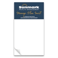50 sheet note pad with magnetic business card on top with... from ASI 68507...