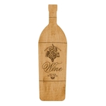 Vineyard Label Wine Bottle Board - Maple 20" x 6" x 5/8"