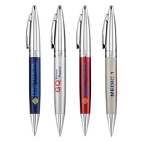 Twist action ballpoint pen with cool metallic finish cap.... from ASI 31517...