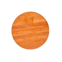 18" Walnut Lazy Susan with Clear Finish