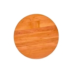 18" Walnut Lazy Susan with Clear Finish