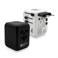 A international travel adapter upgraded with GaN technology. Delivers faster...