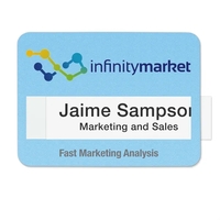 Reusable, professional looking, personalized name badges in an instant!...