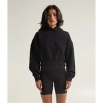 Womens Garment Dye Crop Hoodie