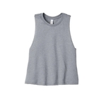 BELLA+CANVAS Women's Racerback Cropped Tank.