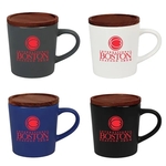 Little Rock 16oz Ceramic with Wood Lid