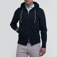 Long sleeve full zip hoodie sweatshirt made of French Terry knit... from ASI...