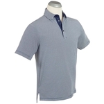 Bobby Jones Men's Performance Jersey Mini Feed-Stripe Polo