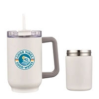 22oz tumbler with a screw-on 8oz cup that doubles as a... from ASI 90807 Tekweld