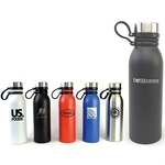 20 OZ Stainless Steel Vacuum Water Bottle with Lid and Strap