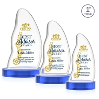 Beauford VividPrint™ Award on Base - Sky Blue