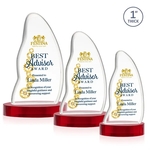 Beauford VividPrint™ Award on Base - Red