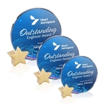 Verdunn VividPrint™ Award - Starfire/Gold Star