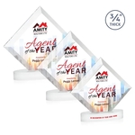 Belaire VividPrint™ Award on Alberton Base - White