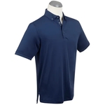 Bobby Jones Men's Performance Jersey Rib Knit Polo Shirt