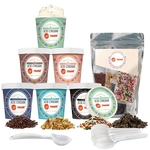 Handcrafted Ice Cream w/ Ice Cream Topping Kit - 6 Pt Bundle