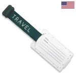1" Woven Luggage Tag - "Classic" Weave