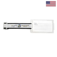 This 1" x 5" woven luggage tag is durable, fits a... from ASI 92980 WOV-IN® /...