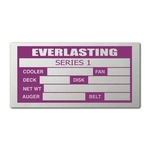 6" x 3" Metalphoto® Aluminum Nameplate