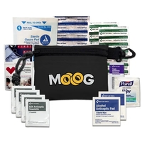 Kit includes: (1) Triple Antibiotic Ointment Packet, (1) First Aid Basics......
