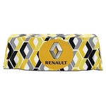 48 Hour Rush 6' Open-Back Full Color Drape Table Throw