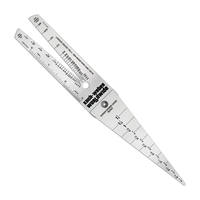 USA Made .032" stainless steel screen gauge etch & color filled... from ASI...