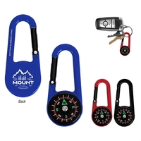 Zinc alloy carabiner with compass and belt loop.... from ASI 61125 Hit...