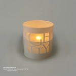 9 oz. White Candle with Gift Box - Engraved