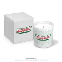 White glass creates a brilliant background for your printed engraved...