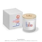 9 oz. Frosted Candle with Gift Box - Printed