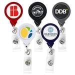 Round "BEST" Retractable Badge Reel (opaque)