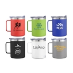 EdgeSip 14oz Vacuum Insulated Camping Mug with Handle